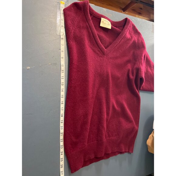 Edinburgh Woollen Mill  V-Neck Lambswool Sweater Size 38 Made In Great Britain - Picture 5 of 8